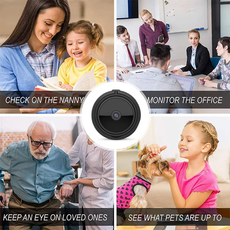 A11 Wifi IP мини-камера Full HD 1080P камера ИК ночного видения микро камера обнаружения движения камера Поддержка TF карта мини видеокамера