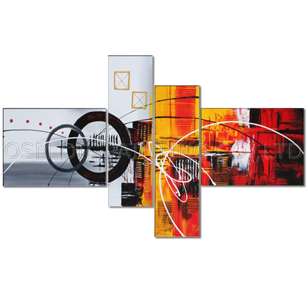 Топ-художник ручной работы высокое качество Современная Настенная живопись 4