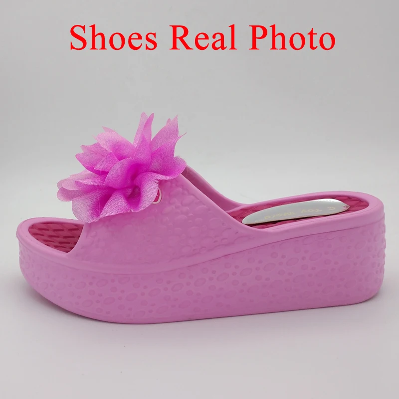 E TOY/летние женские шлепанцы ручной работы с имитацией цветов вьетнамки на