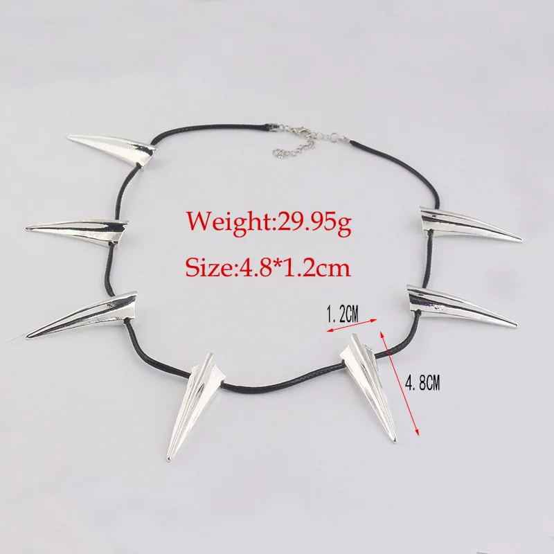 2019 модные ювелирные изделия Панк Черная пантера Золотая веревка Чокер Ожерелье