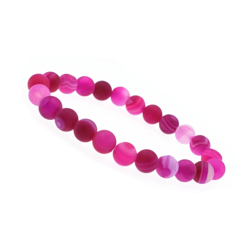 Трендовый натуральный камень ЛЮБОВЬ Браслет из красных бусин винтажный Шарм