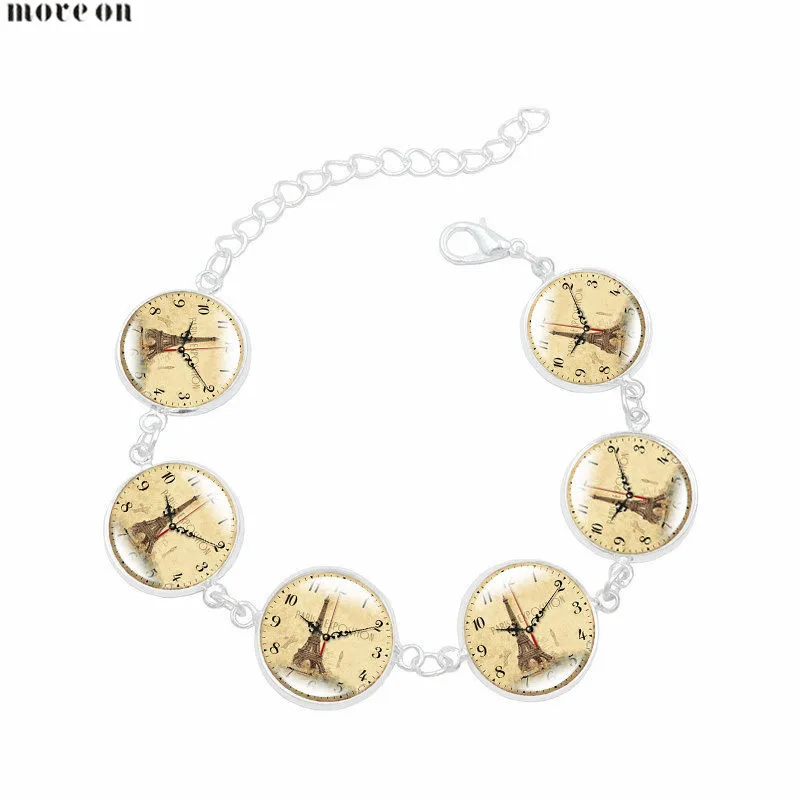 Ретро часы браслет с драгоценным камнем креативные ювелирные изделия ручной