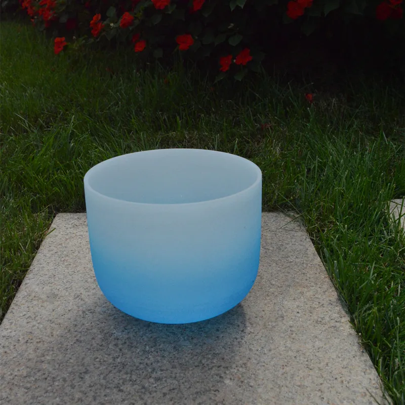 HF 12 дюймов матовая Хрустальная Поющая чаша с градиентной рампой cdefsag