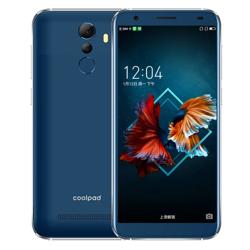 Blue Coolpad N3D 1821 смартфон SC9580K 5,4" 18:9 2 ГБ 16 ГБ Android 8,1 8 Мп 2500 мАч разблокировка отпечатков пальцев 4G LTE мобильный телефон - Цвет: Blue