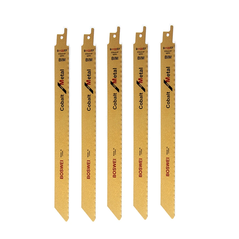 Лезвие для пилы BOSWEI 9 дюймов/225 мм лезвия джиг из кобальта BIM S1122EF резки