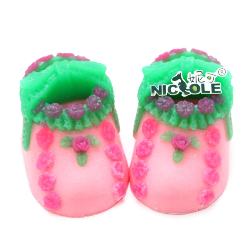 3D обувь свеча Мыло Форма силиконовая форма сделай сам ручной работы шоколадные