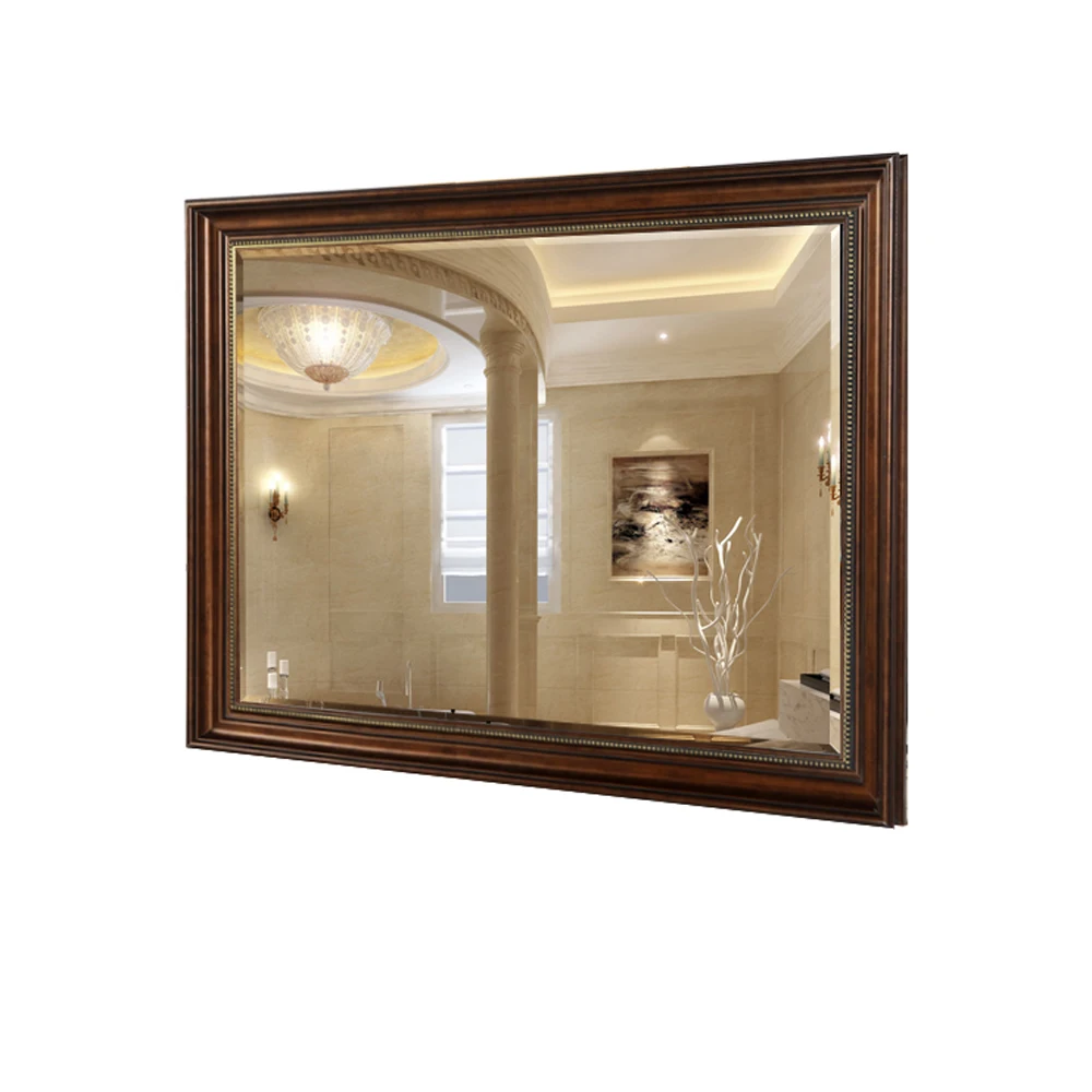 European retro bathroom mirror toilet wall hanging makeup rectangular bedroom living room wx8241641 | Обустройство дома