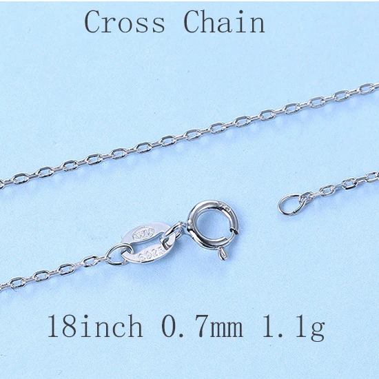 0.7mm 18inch BALMORA, 925 пробы, серебряная классическая цепочка, застежка-лобстер, регулируемое ожерелье для женщин, пара, простая Ретро мода, ювелирное изделие - Окраска металла: 0.7mm 18inch