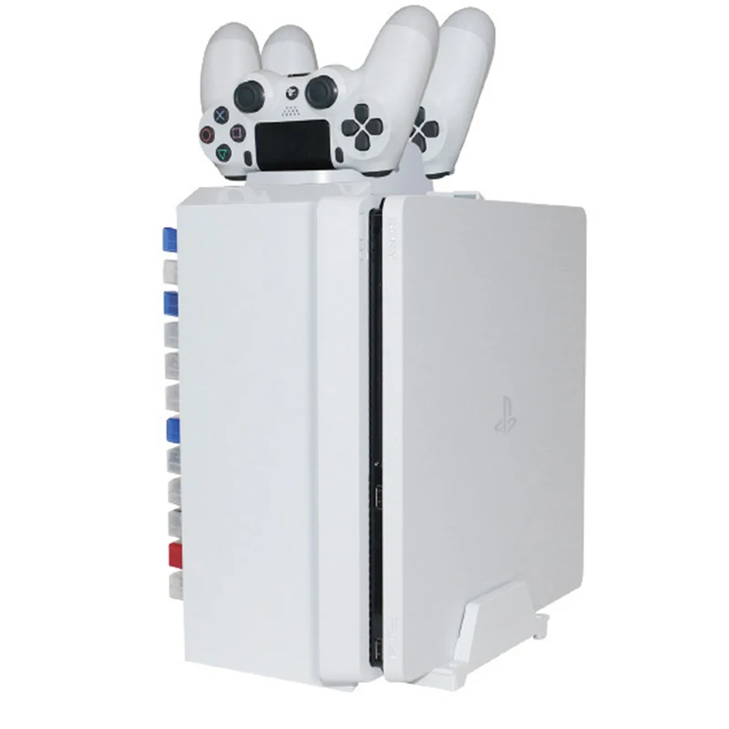 Многофункциональная подставка для хранения PS4 из сплава игровая дисковая башня 12