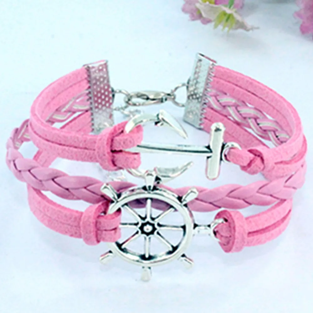 Hot Vintage Fashion Women Jewelry Leather Double Infinite Multilayer Bracelets Factory Price Wholesales 2018 new year Best Gift | Украшения