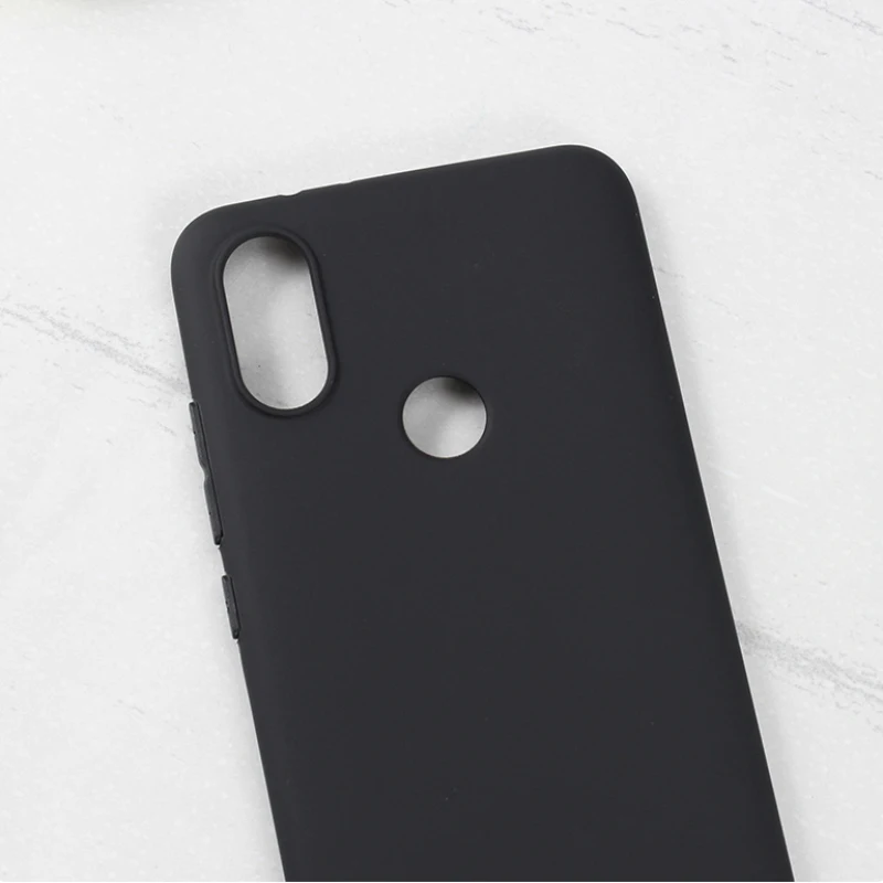Чехол для Xiaomi A2 Силиконовая Защитная черная задняя крышка чехол телефона Mi6X Mi 6X |