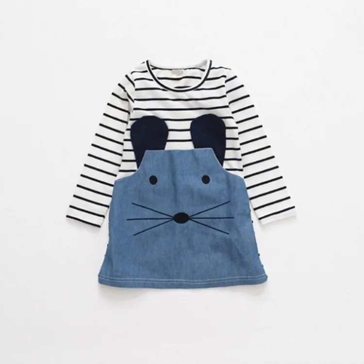 2017 ограниченное предложение Детские платья для девочек повседневная детская