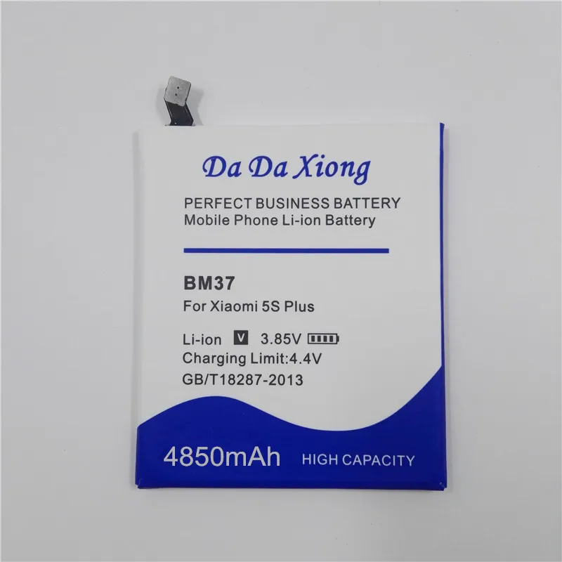 BM37 4850 mAh Аккумуляторы для мобильных телефонов для Xiaomi mi 5s Plus батарея mi 5s Plus запасная батарея
