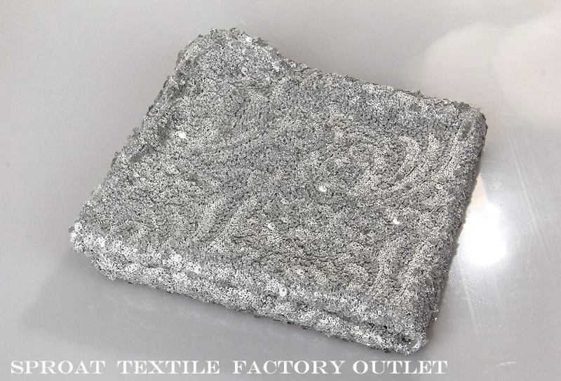 Высокое качество бесплатная доставка Блесток кружевной ткани марлевые для дамы