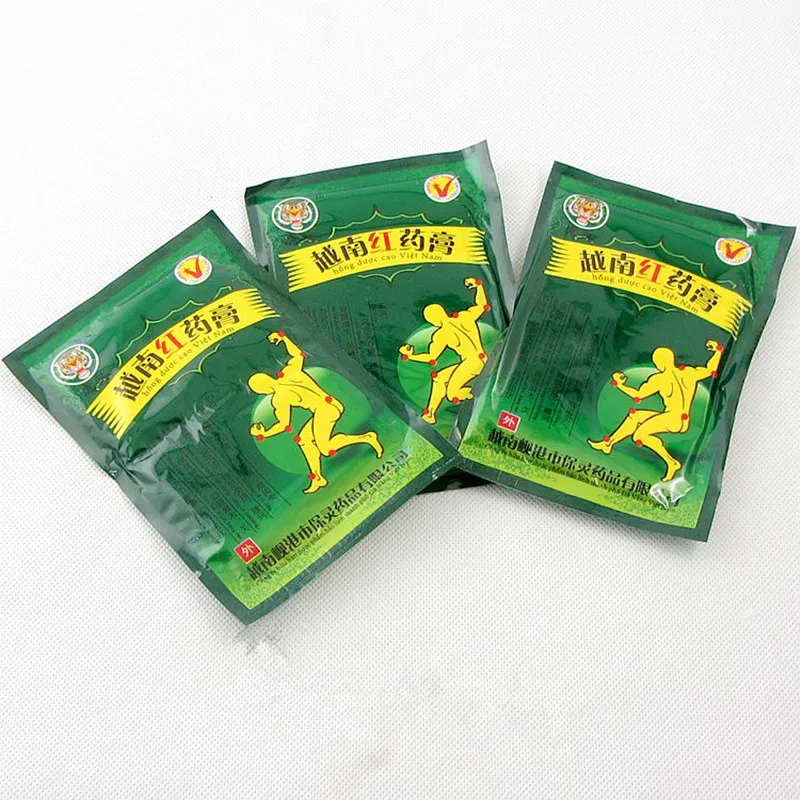 96 шт. Вьетнам Красный Тигр Бальзам штукатурка поскользнулся диски мышечная боль