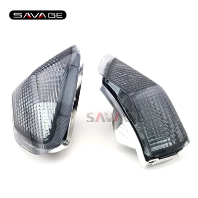Для KAWASAKI ZZR 400 ZZR400 1990 1991 1992 Аксессуары для мотоциклов передний указатель поворота светильник лампа объектив - Цвет: smoke