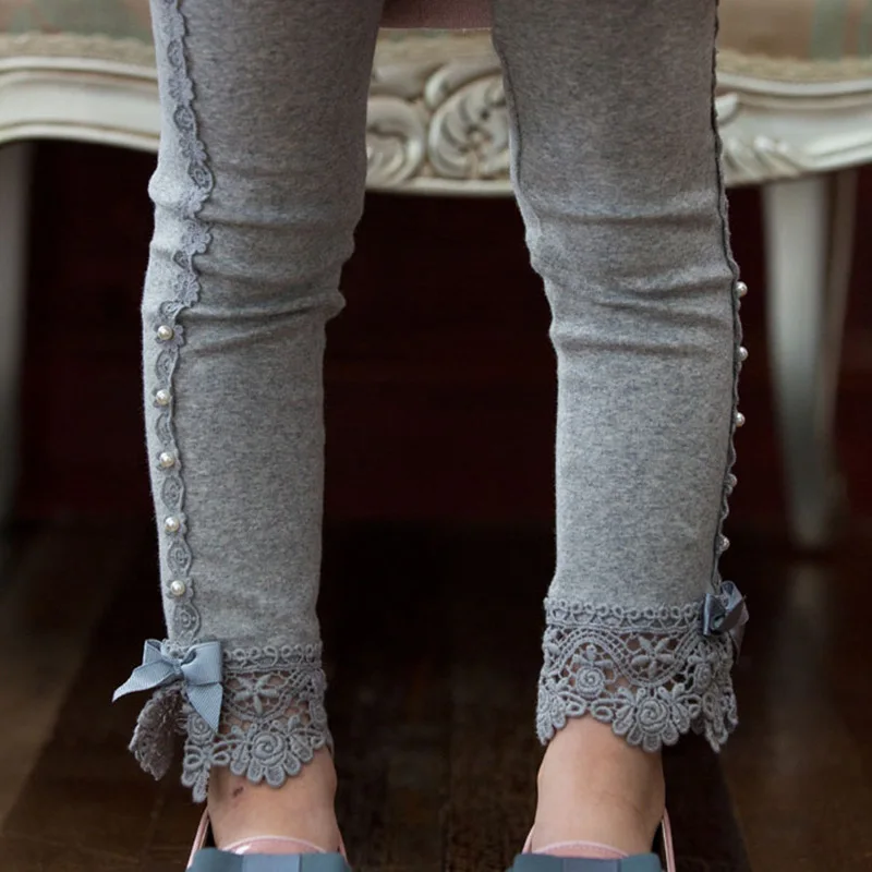 Весенняя одежда для маленьких девочек детские брюки леггинсы цветочный рисунок