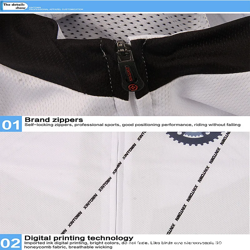 XINTOWN Летний стиль Экипировка Велоспорт из Джерси для езды на велосипеде