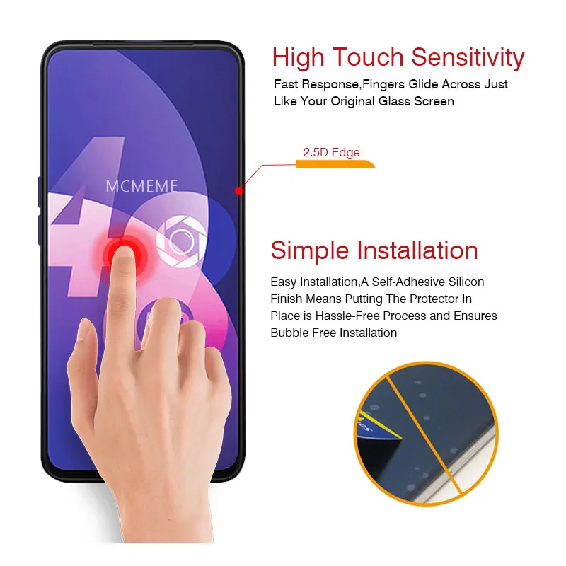 Защитная пленка для экрана телефона oppo f11 pro закаленное стекло 9H ультратонкая