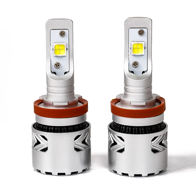 CN360 2 шт. LED H11 светодиодные автомобильные лампы для фар H8 H9 2019 новейшая модель с