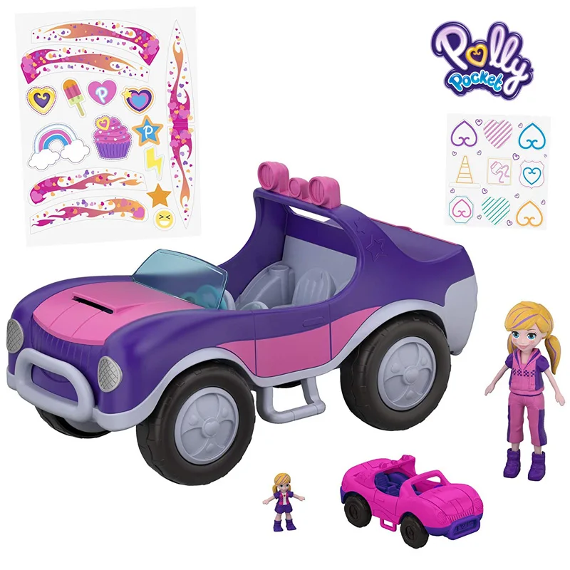 Polly Pocket Мини-кукла для девочек, 10 стилей, скрытая сцена в мире, девичий домик, куклы, оригинальные игрушки для детей, Русалочка, детская игрушка, реборн