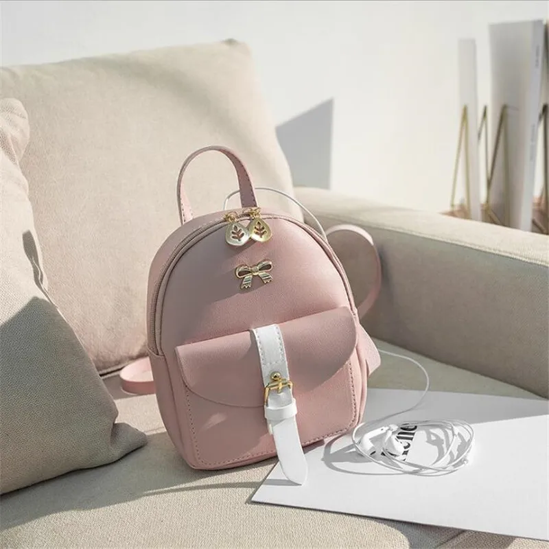 Новая модная повседневная женская сумка на одно плечо рюкзак с двумя отделениями