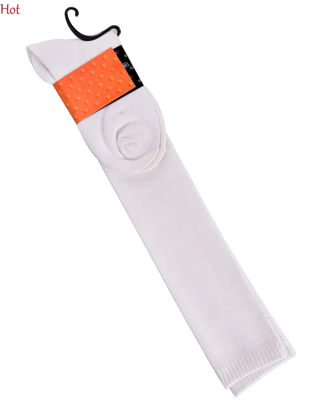 Осень женские чулки выше колена носки для девочек бедра высокие Хлопковые тонкие