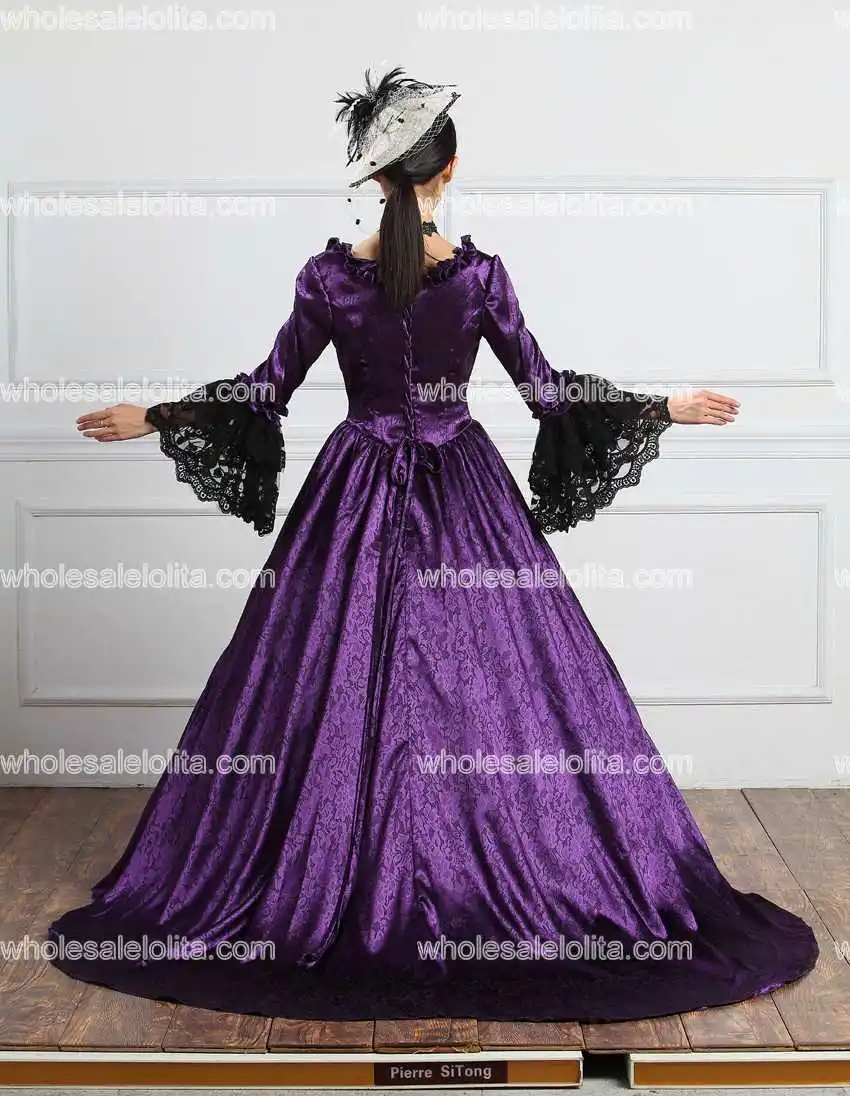 18th века Средневековый Ренессанс период платье для Для женщин Rococo барокко Мария