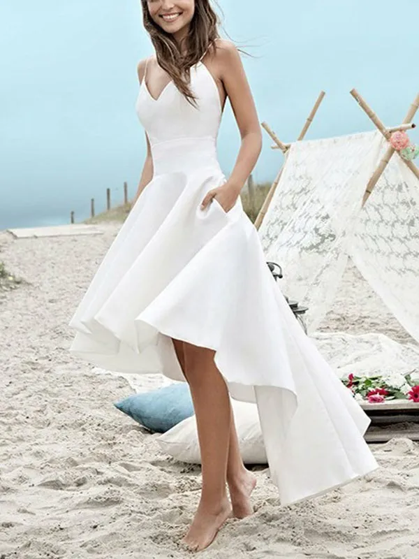 Платье на тонких бретельках Пляжное летнее 2020 | Свадьбы и торжества