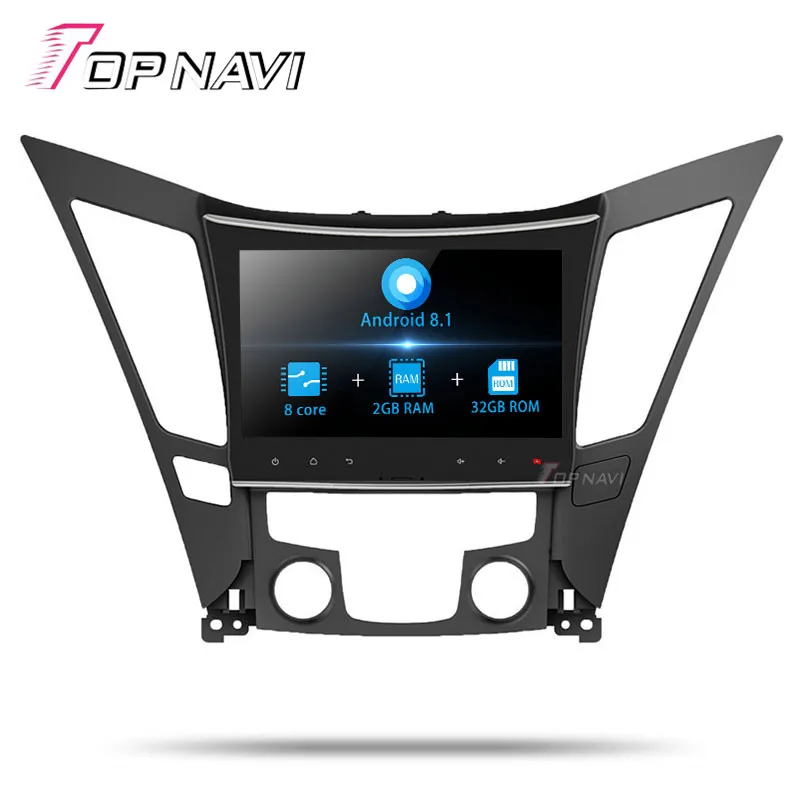 comprar 9 Polegada Android 8.1 De Navegação GPS Do Carro Para Hyundai Sonata 2011 2012 2013 2014 2015 Media Player Do Carro De Rádio Estéreo 2 Din NÃO DVD