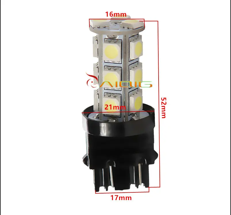 3156 3157 18 SMD чистый белый 5050 Светодиодные Автомобильные Лампы автомобильные лампы