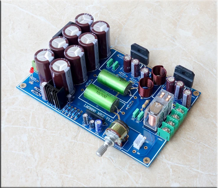 AC16 30V 68W + LM3886 2 0 канальное реле omron Плата усилителя ALPS POT|Усилители мощности| |