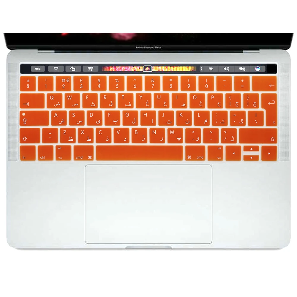 Арабская силиконовая клавиатура Защитная пленка для Mac Pro 13 &quotA1706 15&quot A1707 A1989 A90 A2159