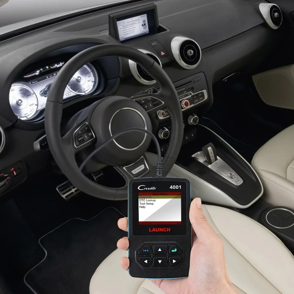 Запуск OBDII/EOBD сканер Creader 4001 код читателя автомобильной инструмент диагностики