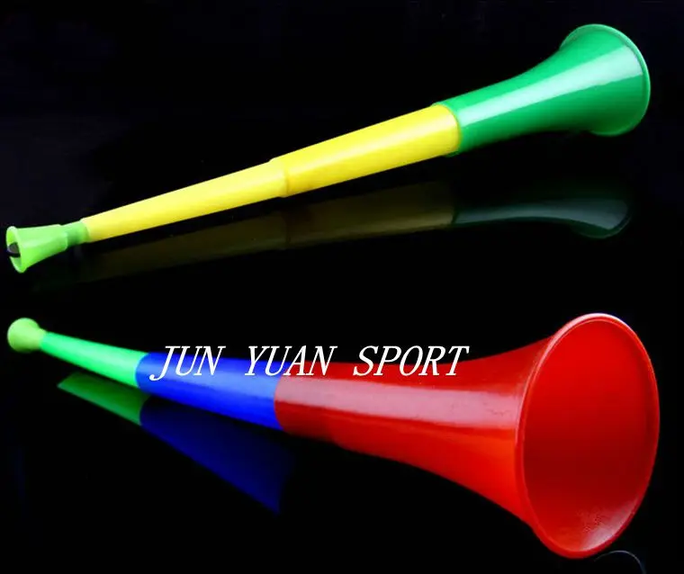 Высокое качество! 2 шт./лот 60 см мир Long VUVUZELA Футбол фанат ачание рога футбольная