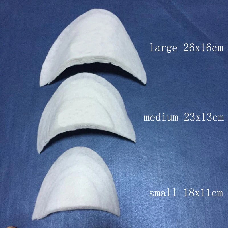 Наплечные подушечки из хлопка/полиэстера S/M/L белые мягкие стеганые аксессуары