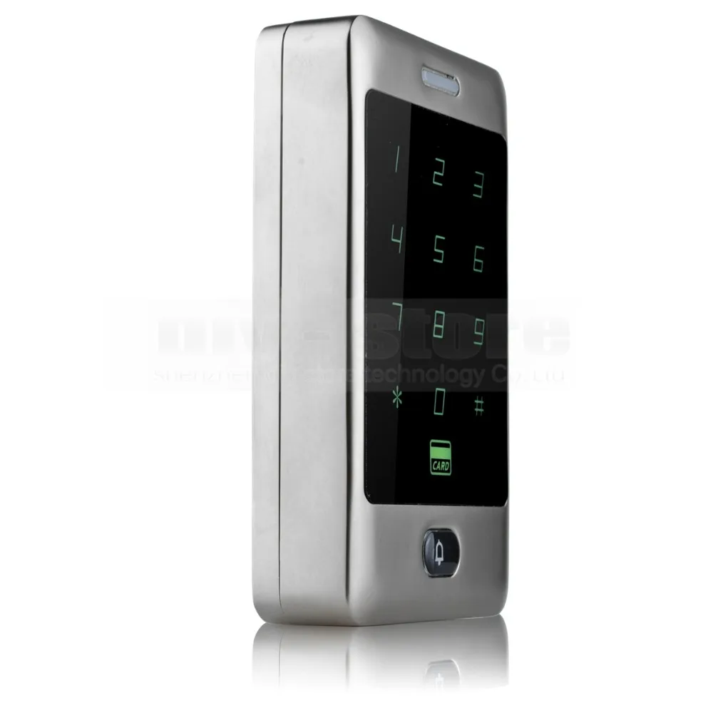 DIYSECUR Waterproof 125KHz RFID Card Reader Touch Panel Metal Case Password Keypad For Access Control System Kit | Безопасность и