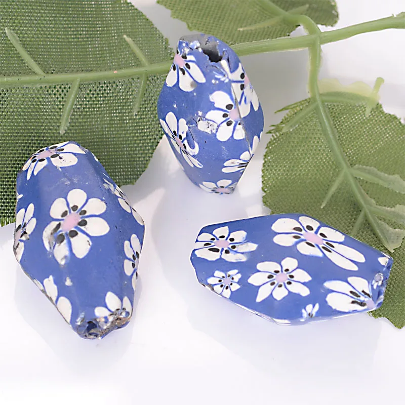 20 шт. ручной работы многоцветные полимерные глиняные геометрические