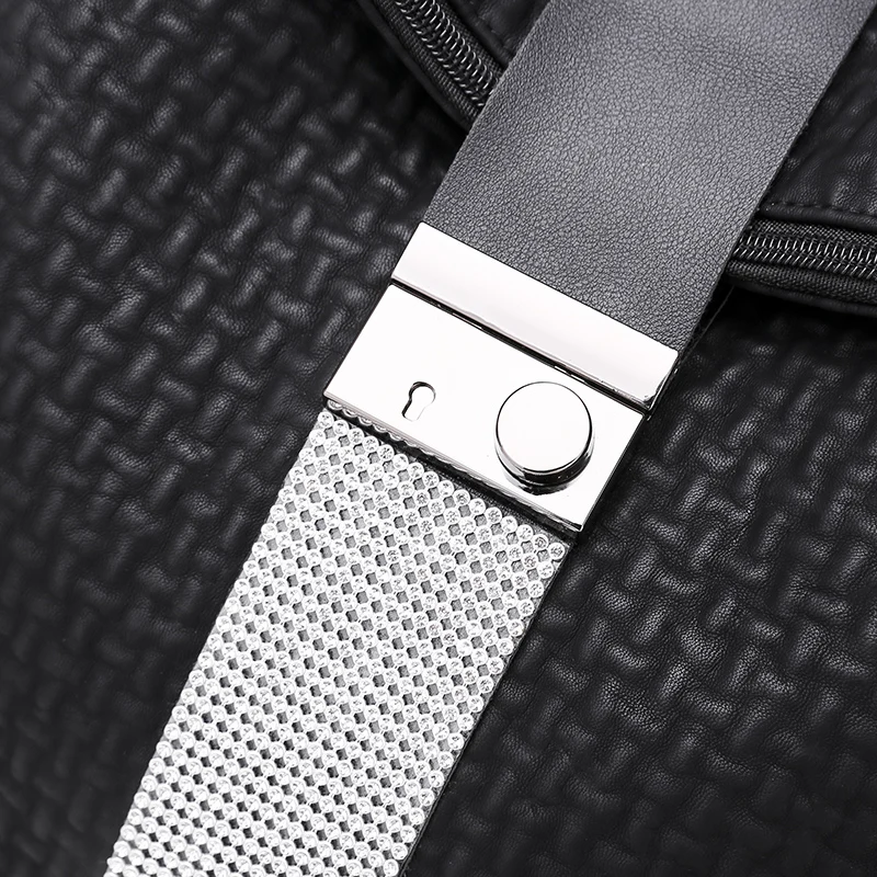 Модный рюкзак с блестками и защитой от кражи высококачественный кожаный кошелек