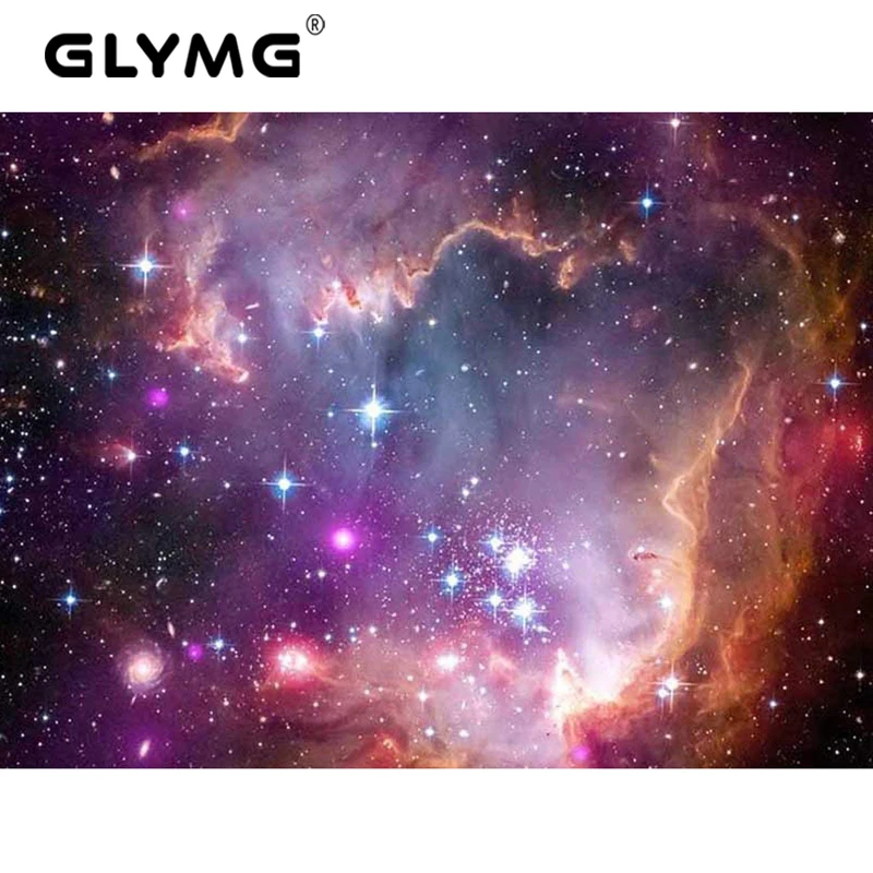 Алмазная вышивка GLymg 5D Diy звездное небо Вселенная алмазная картина крестиком