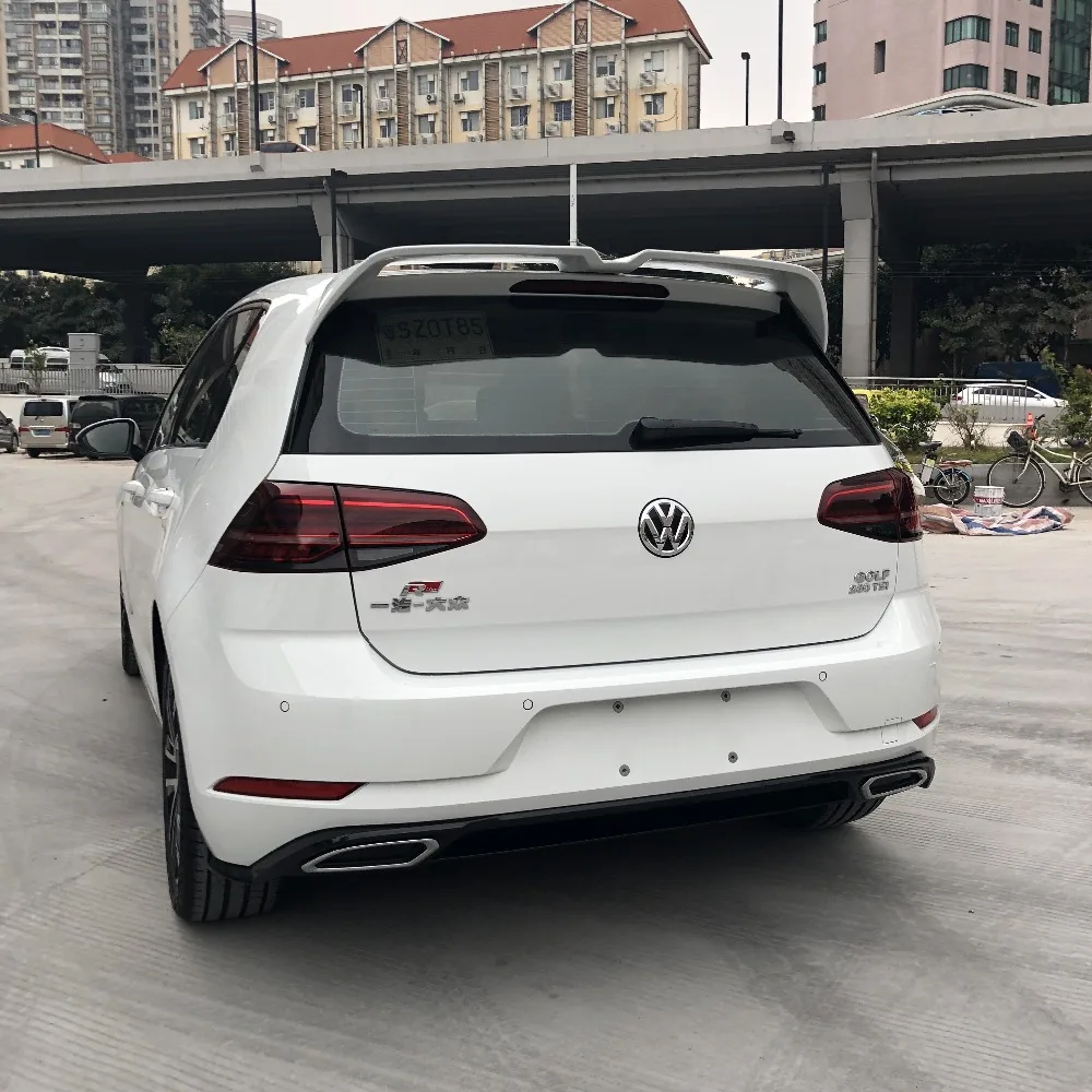 Для Volkswagen golf 7 MK7 спойлер- mk7.5 golf-G ti gtd R ABS Материал заднее крыло праймер цвет задний спойлер