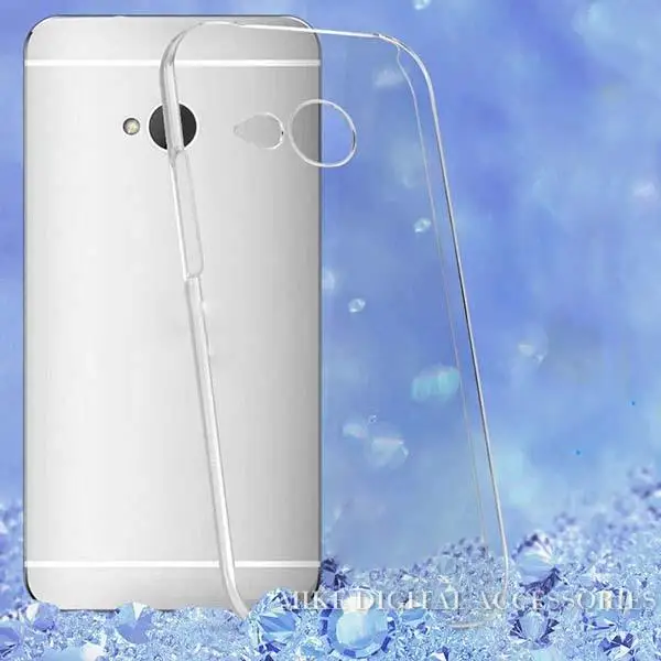 For HTC M8 mini One 2 New High Quality Transparent Case Hard Plastic Crystal Clear Luxury Protective Cover Free Shipping |