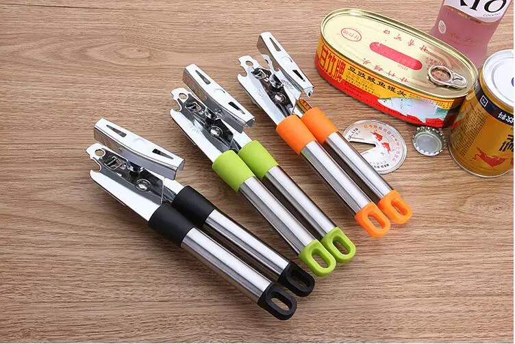 

1PC Useful Stainless Steel Tin Can Opener Multifunctional Canned Food Opening Tools Portable Openers Knife KX 245