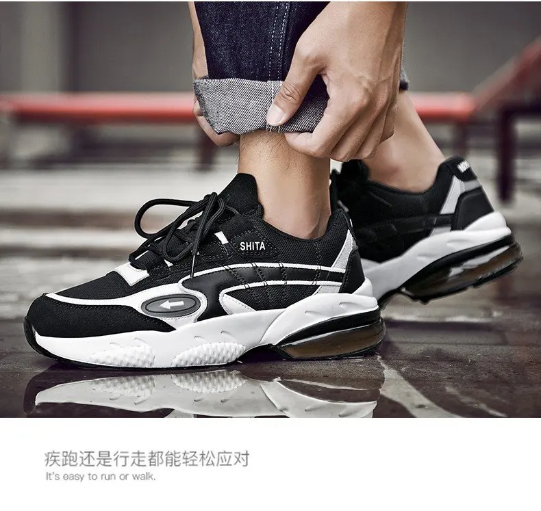Сезон осень; высокие мужские кроссовки на толстой подошве; Цвет белый; Tenis Masculino; повседневная обувь в стиле хип-хоп; Уличная обувь; zapatos hombre