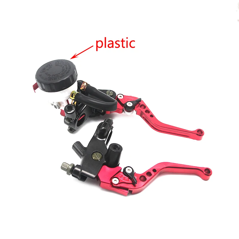 ZS Racing Универсальный CNC 7/8 &quot22 мм красный мотоцикл сцепные рычаги Главный цилиндр