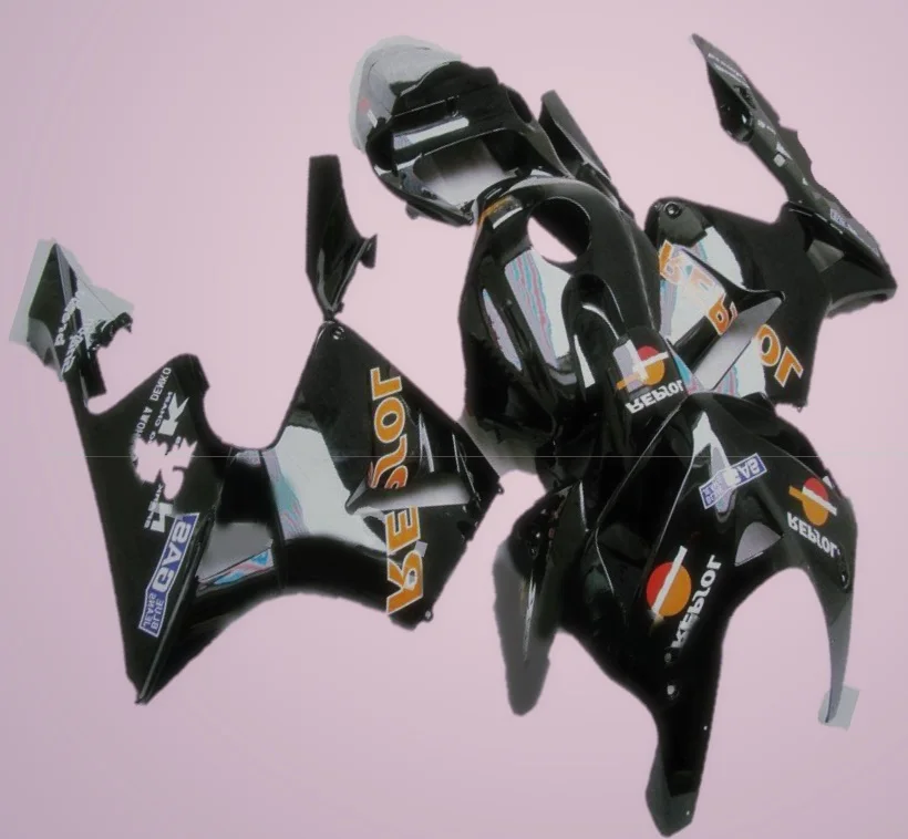 

Custom paint motorcycle fairings kit for F5 2005 2006 CBR 600RR 05 06 CBR600RR black repsol fairing kits