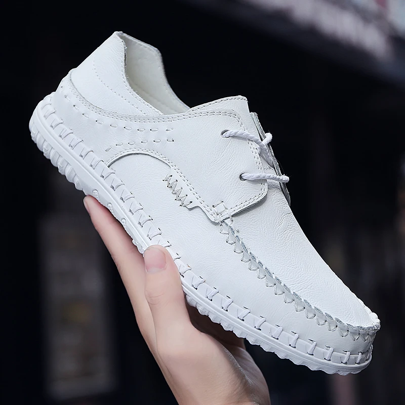 Туфли мужские из натуральной кожи роскошные брендовые дизайнерские