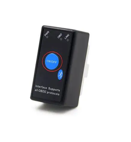 ELM327 V1.5 чип PIC18F25K80 Bluetooth выключатель питания 16 контактов 12 В OBDII считыватель кодов