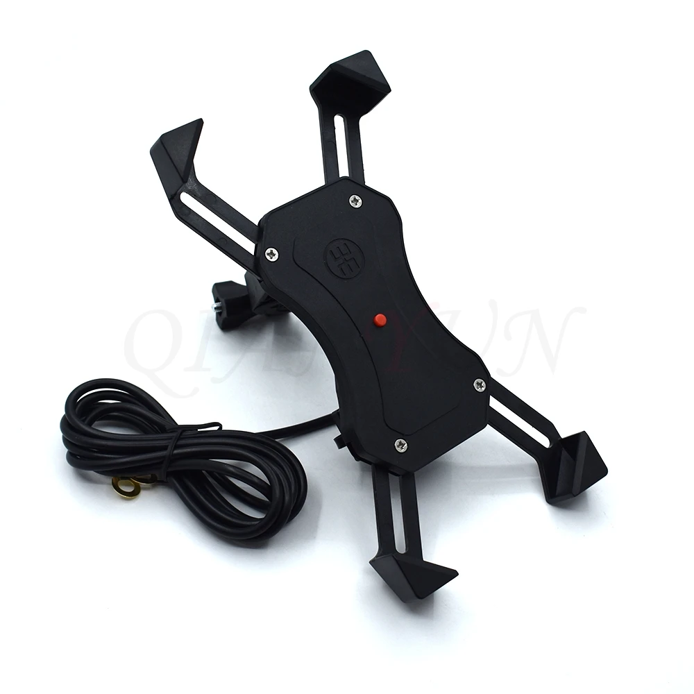 Универсальный держатель для мотоцикла мобильный телефон USB зарядное устройство