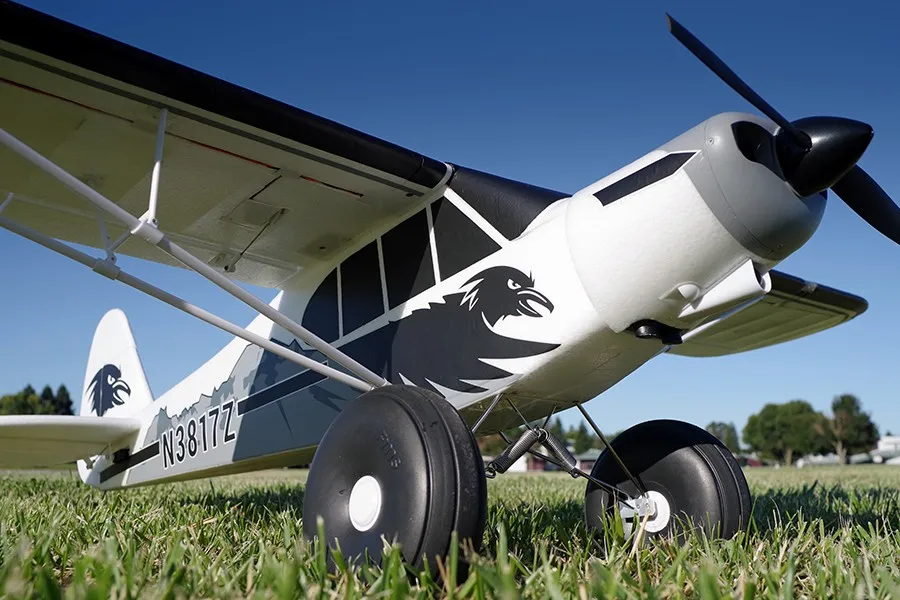 FMS модель 1700 мм Гигантский масштаб RC самолет PA-18 J3 Piper Super Cub тренажер